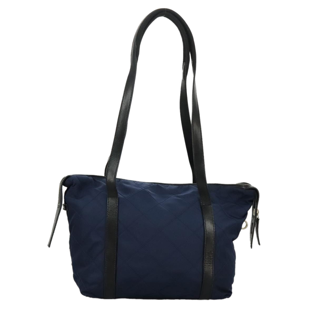 Prada Navy Synthetic Shoulder Bag (Pre-Owned)