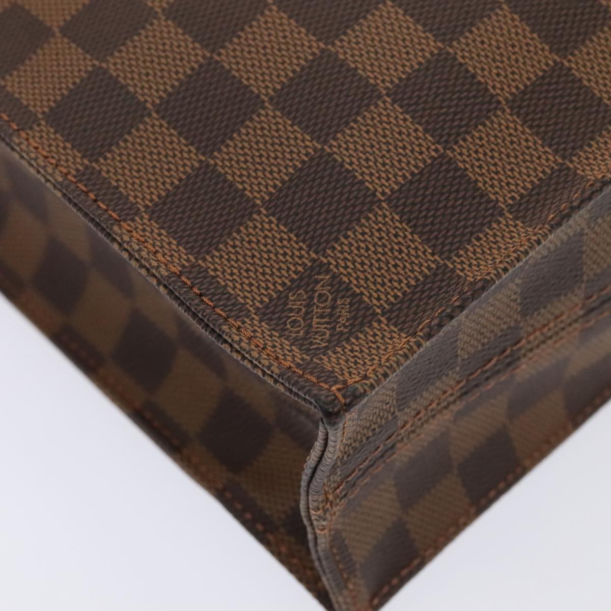 Louis Vuitton Sac Plat Brown Canvas Handbag (Pre-Owned)