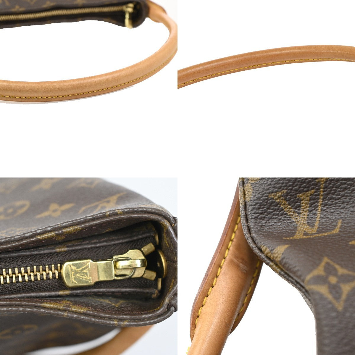 Louis Vuitton Monogram Looping Monogram Canvas Brown Canvas Shoulder Bag Bag (Pre-Owned)
