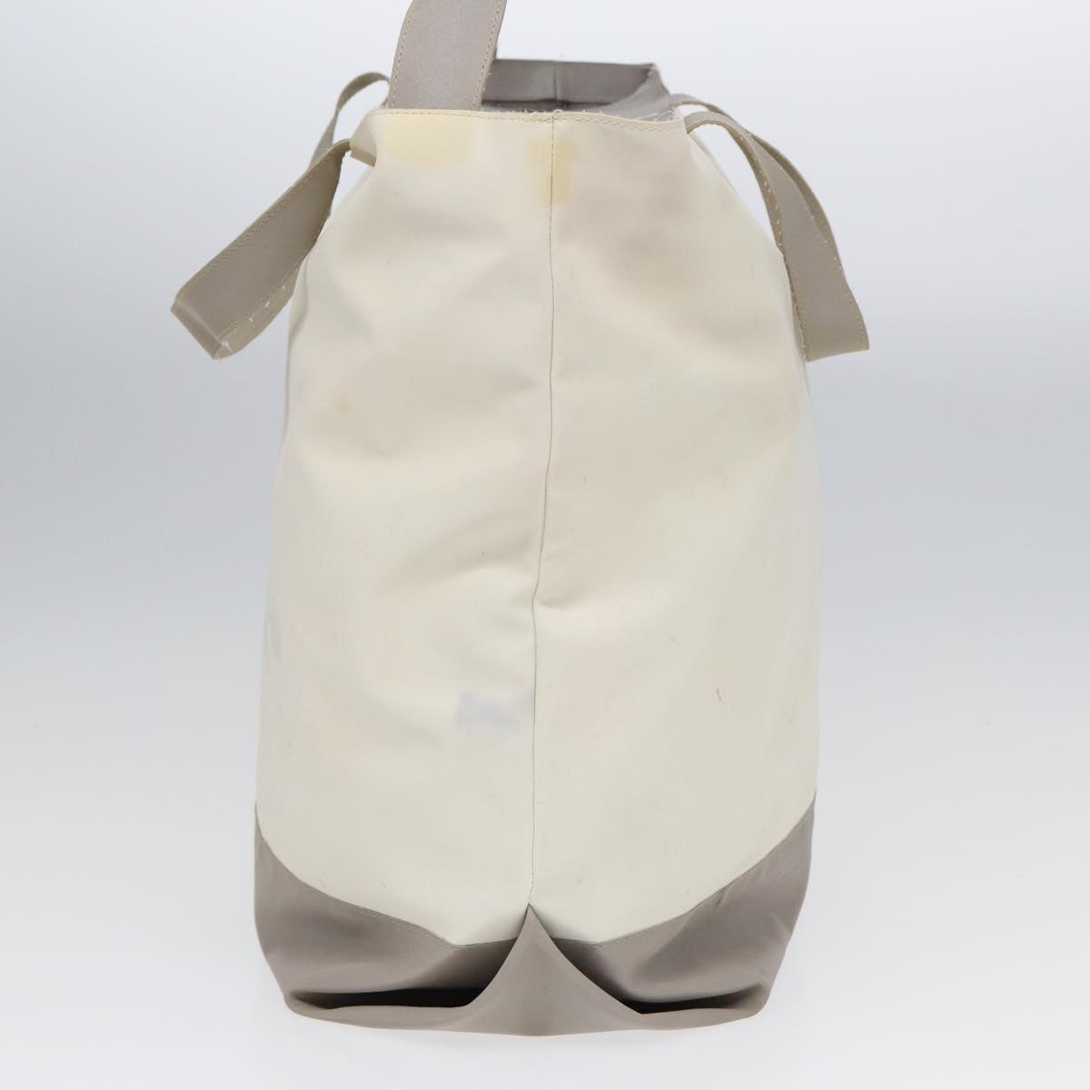 Chanel Cabas White Canvas Tote Bag (Pre-Owned)