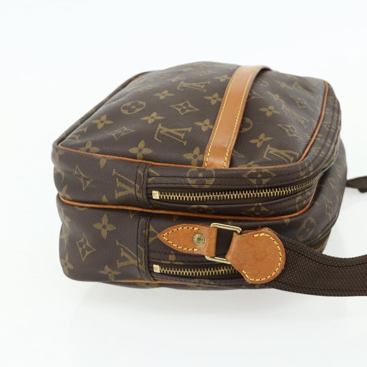 Louis Vuitton Reporter Monogram Canvas Brown Canvas Handbag (Pre-Owned)