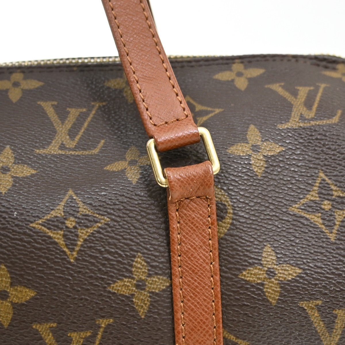 Louis Vuitton Papillon Monogram Canvas Brown Canvas Handbag (Pre-Owned)