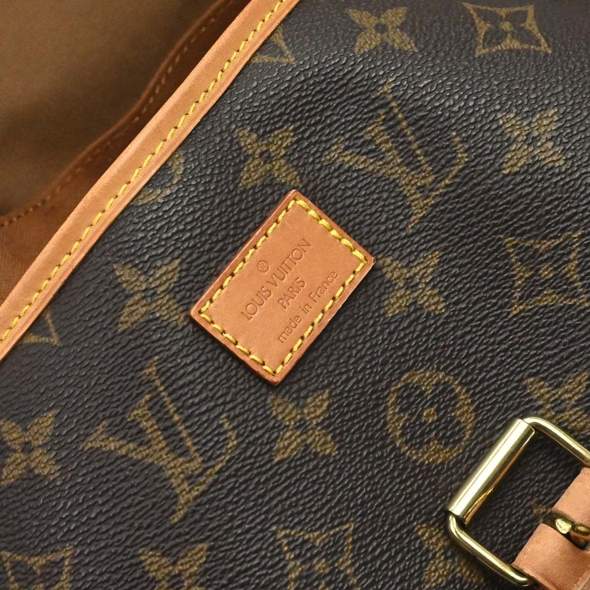 Louis Vuitton Saumur Monogram Canvas Brown Canvas Handbag (Pre-Owned)