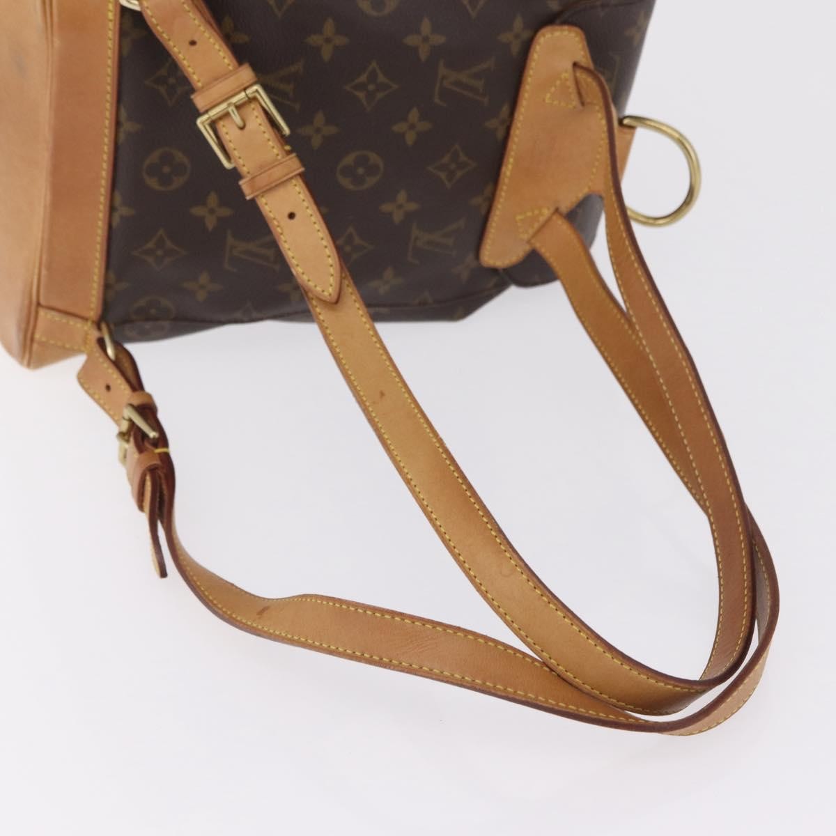 Louis Vuitton Vintage Montsouris Monogram Canvas Brown Canvas Backpack Bag (Pre-Owned)