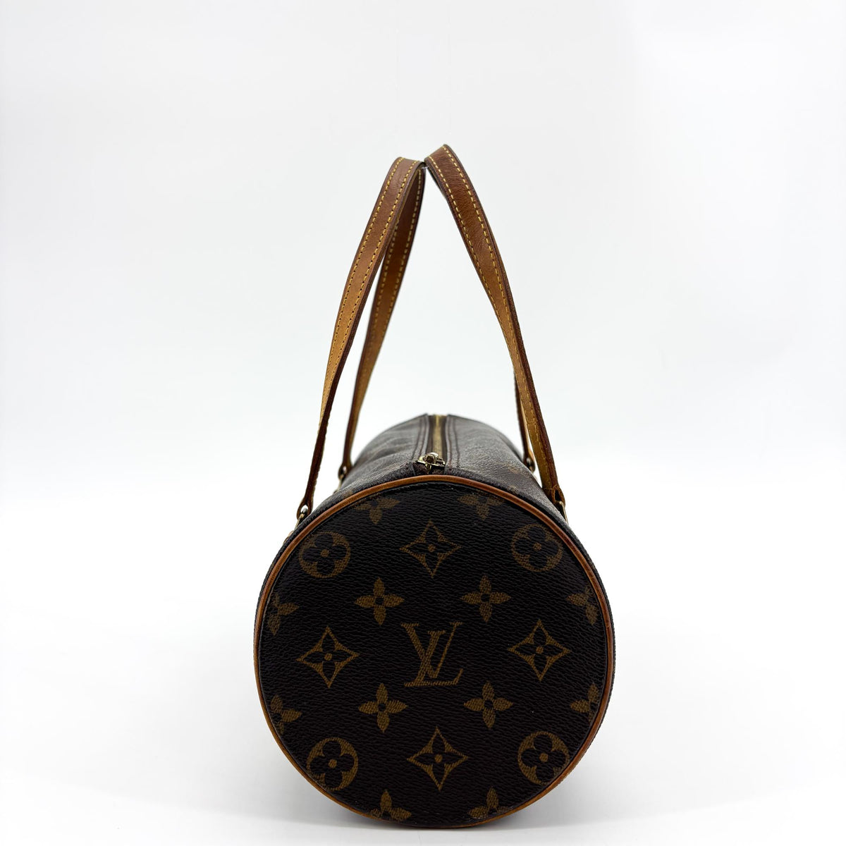 Louis Vuitton Papillon Damier Brown Canvas Handbag (Pre-Owned)