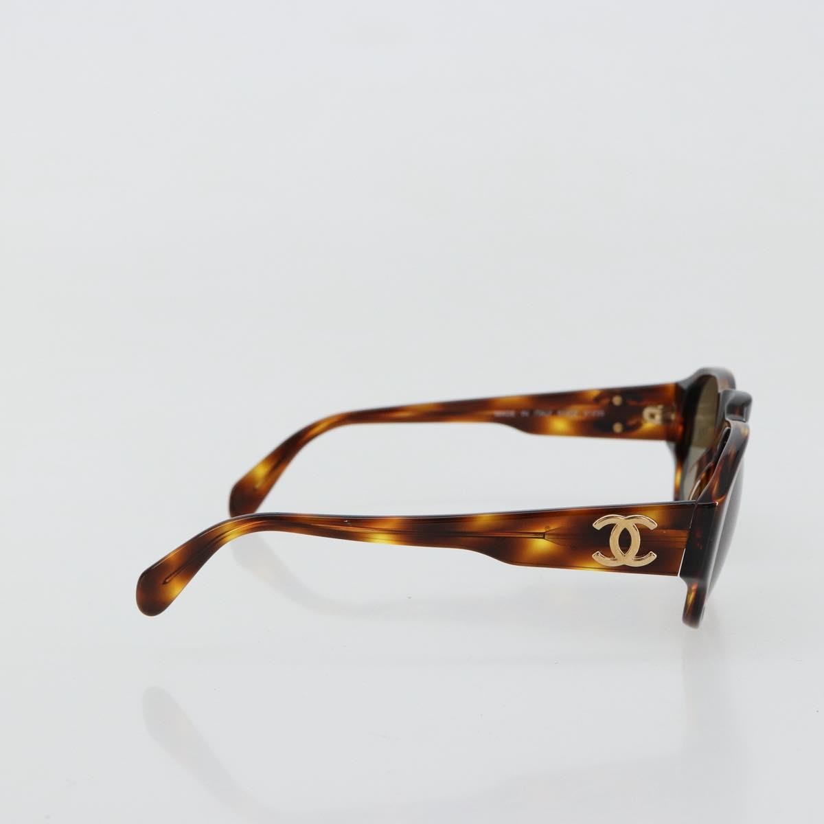 Chanel Logo Cc Plastic Brown Plastic Sunglasse Accessory (Pre-Owned)