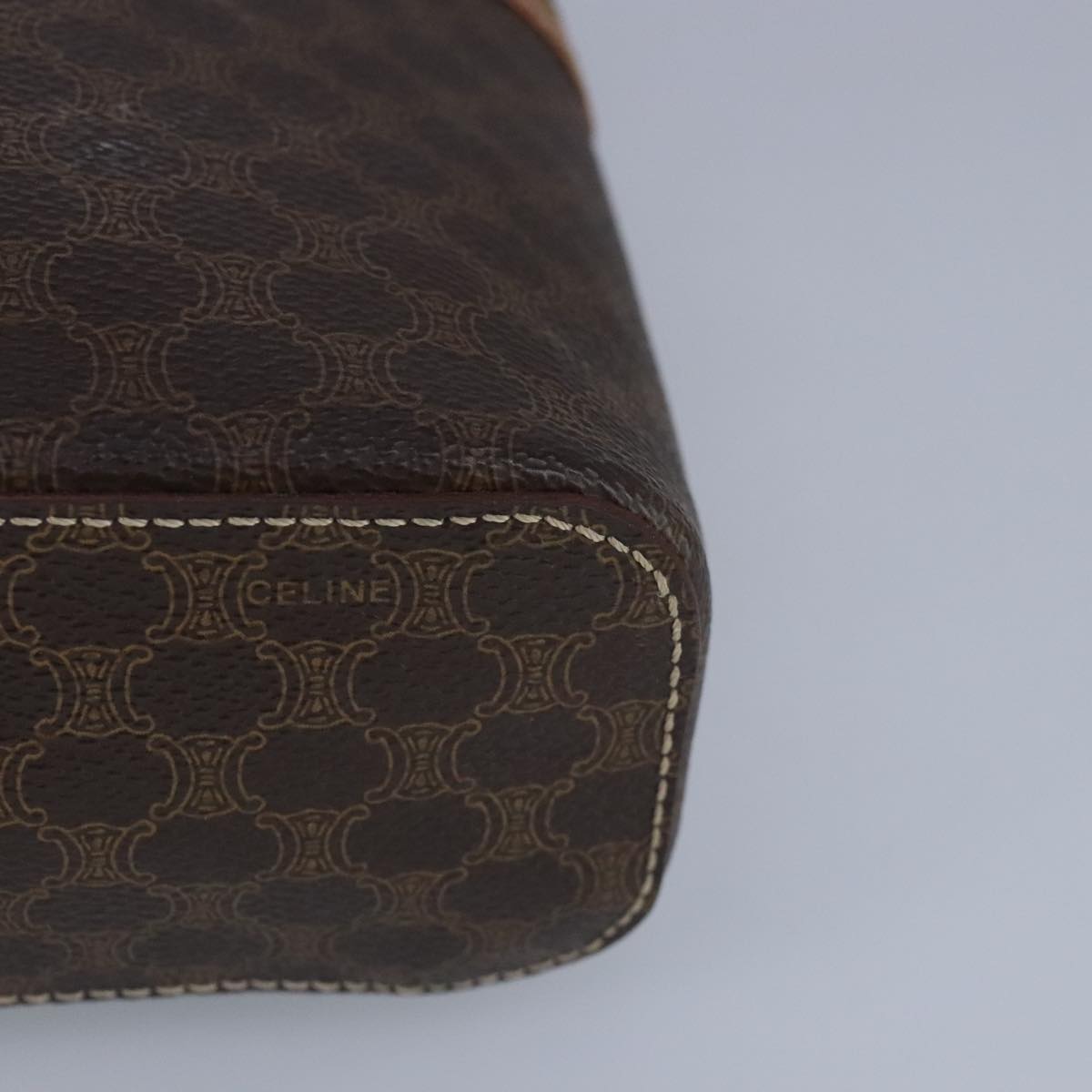 Céline Vanity Brown Canvas Handbag (Pre-Owned)