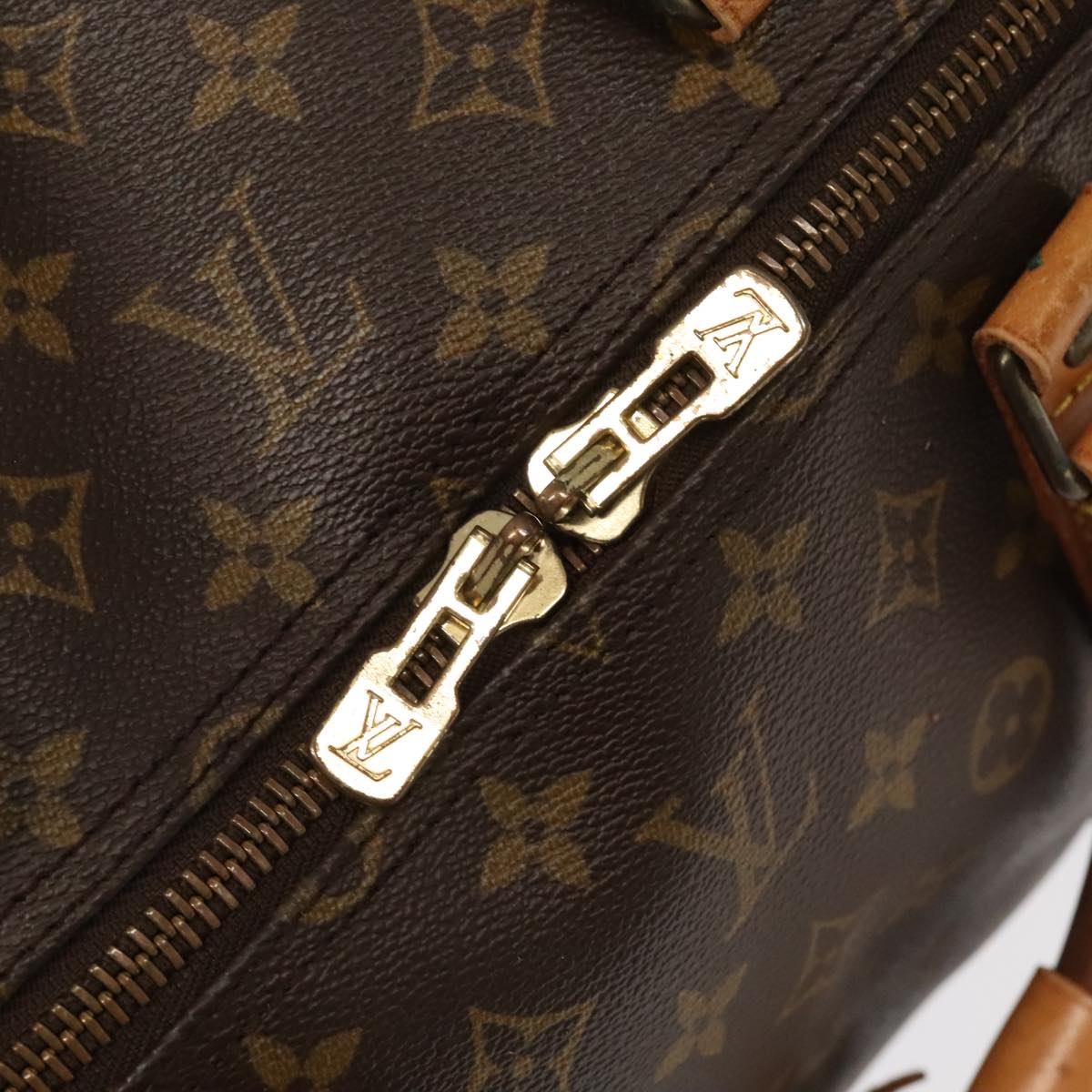 Louis Vuitton Keepall 60 Brown Canvas Travel Bag (Pre-Owned)