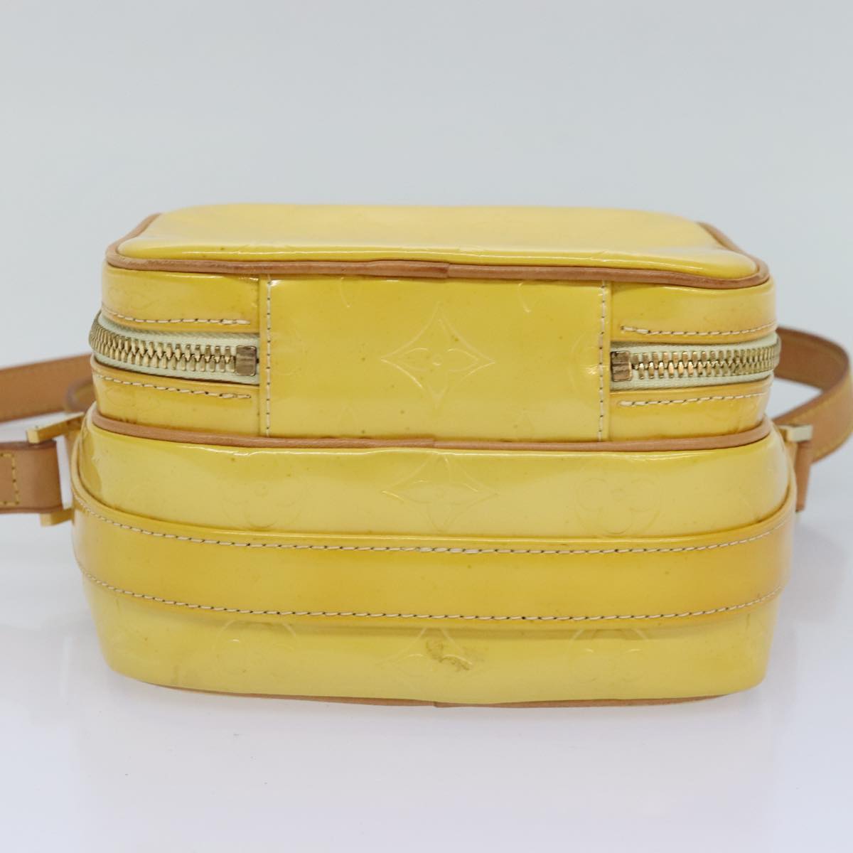 Louis Vuitton Wooster Yellow Patent Leather Shoulder Bag (Pre-Owned)