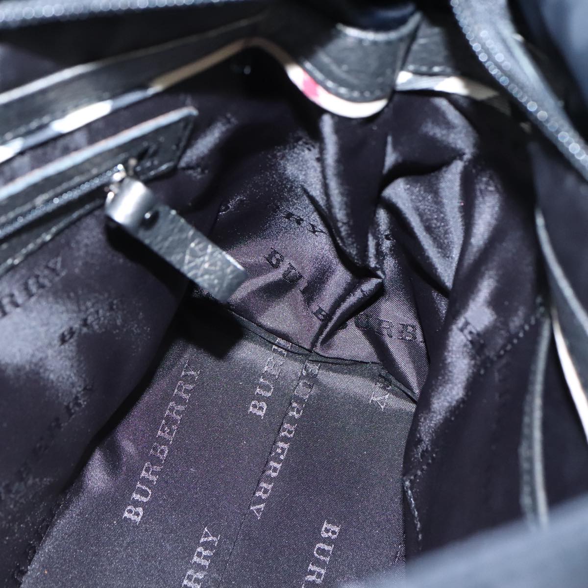 Burberry Black Synthetic Shoulder Bag (Pre-Owned)
