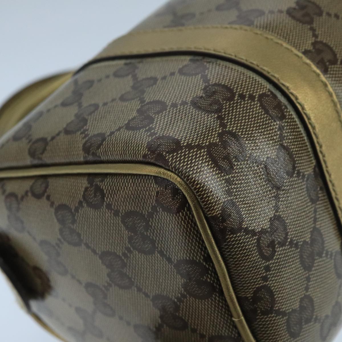 Gucci Gg Canvas Brown Canvas Handbag (Pre-Owned)