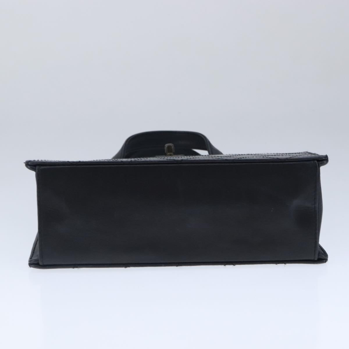 Chanel Coco Mark Black Leather Handbag (Pre-Owned)