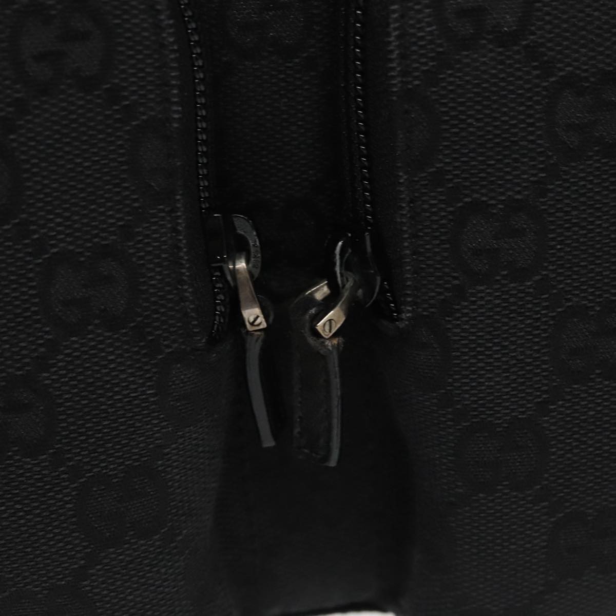 Gucci Black Canvas Handbag (Pre-Owned)