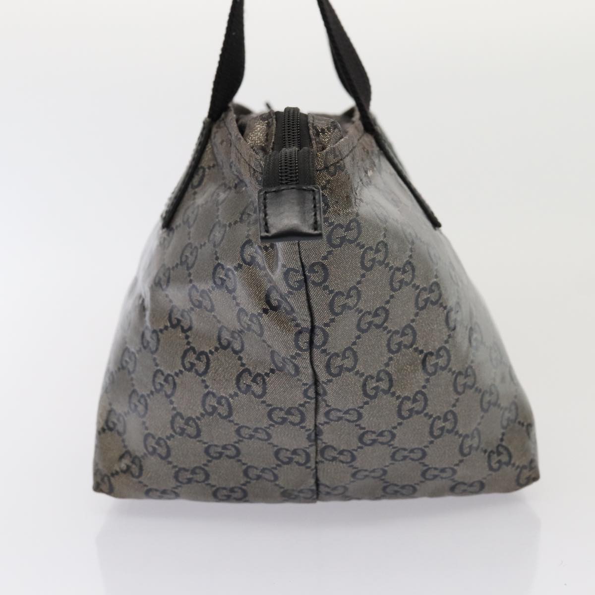 Gucci Gg Canvas Black Canvas Tote Bag (Pre-Owned)
