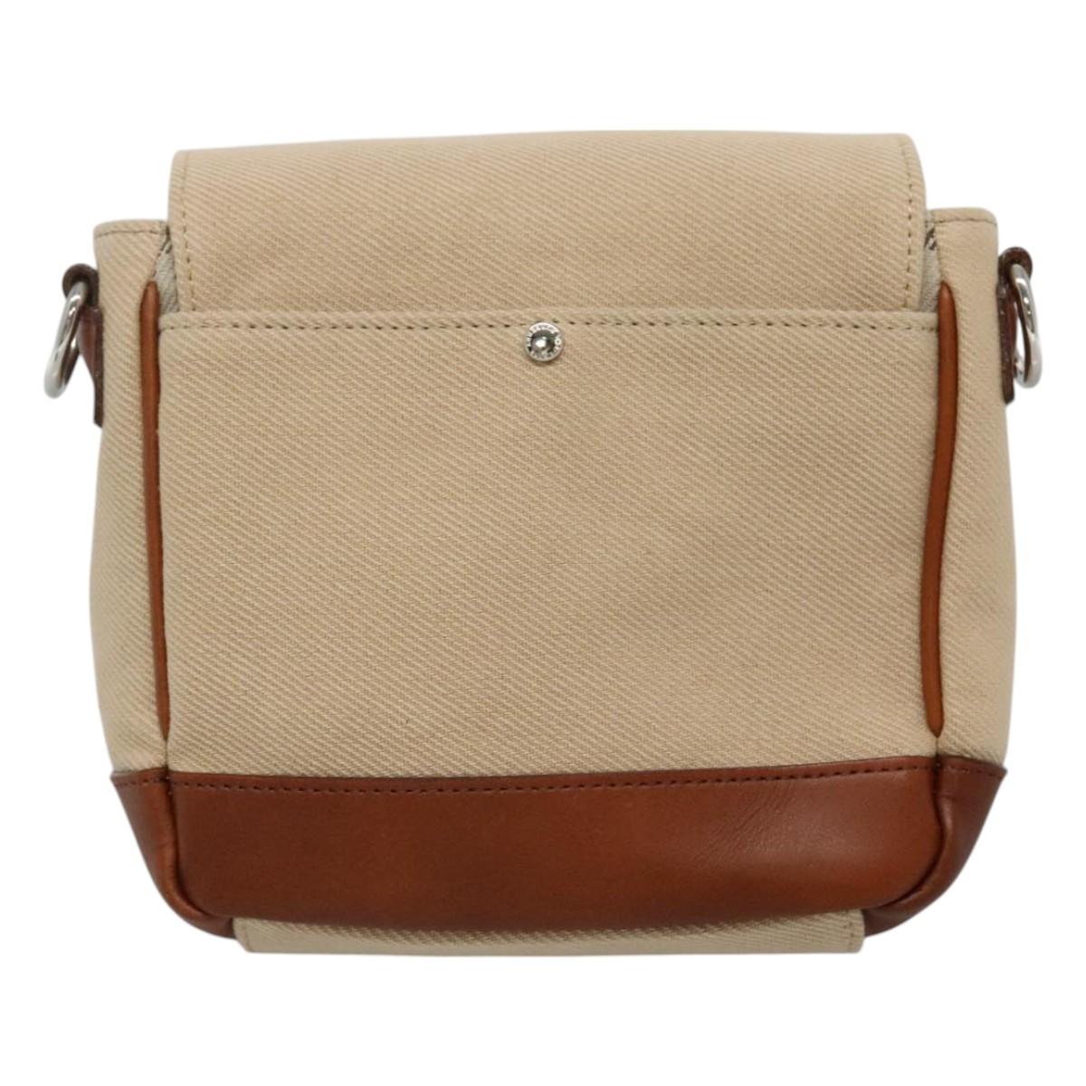 Burberry Blue Label Beige Canvas Shoulder Bag (Pre-Owned)