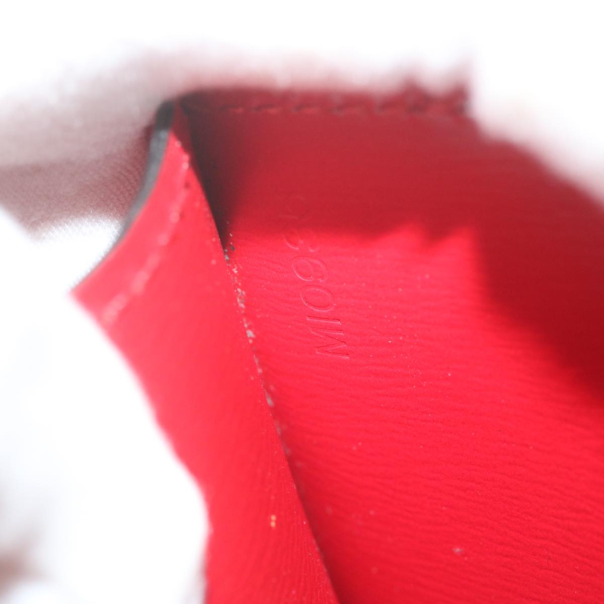 Louis Vuitton Malesherbes Red Leather Handbag (Pre-Owned)
