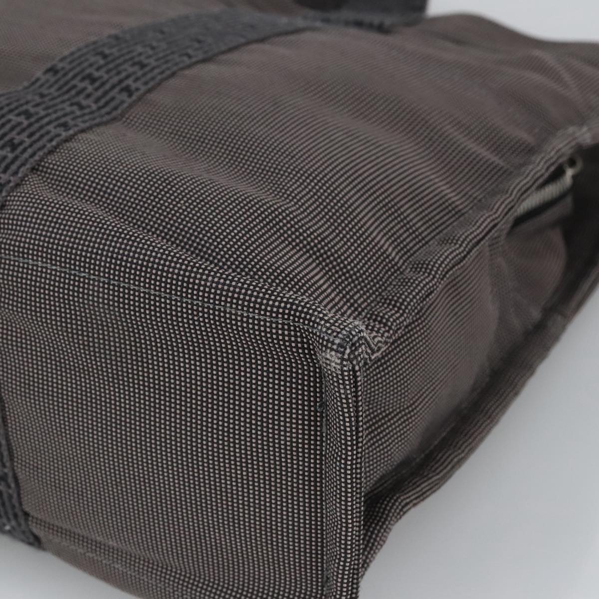 Hermès Herline Grey Canvas Tote Bag (Pre-Owned)
