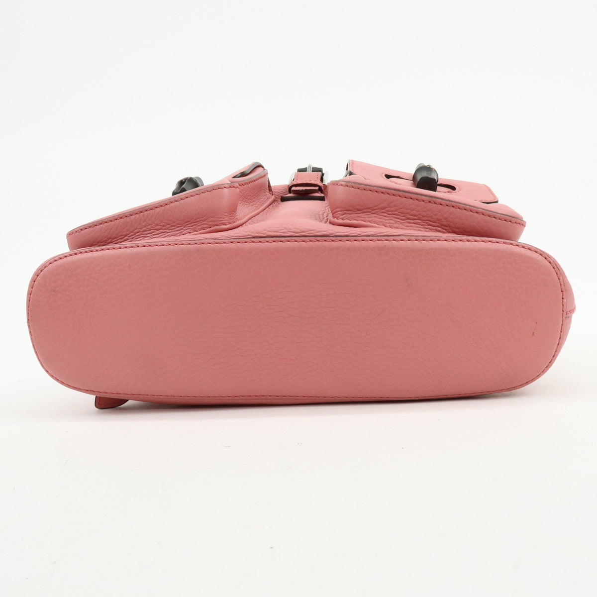 Gucci Bamboo Tassel Leather Pink Leather Backpack Bag (Pre-Owned)