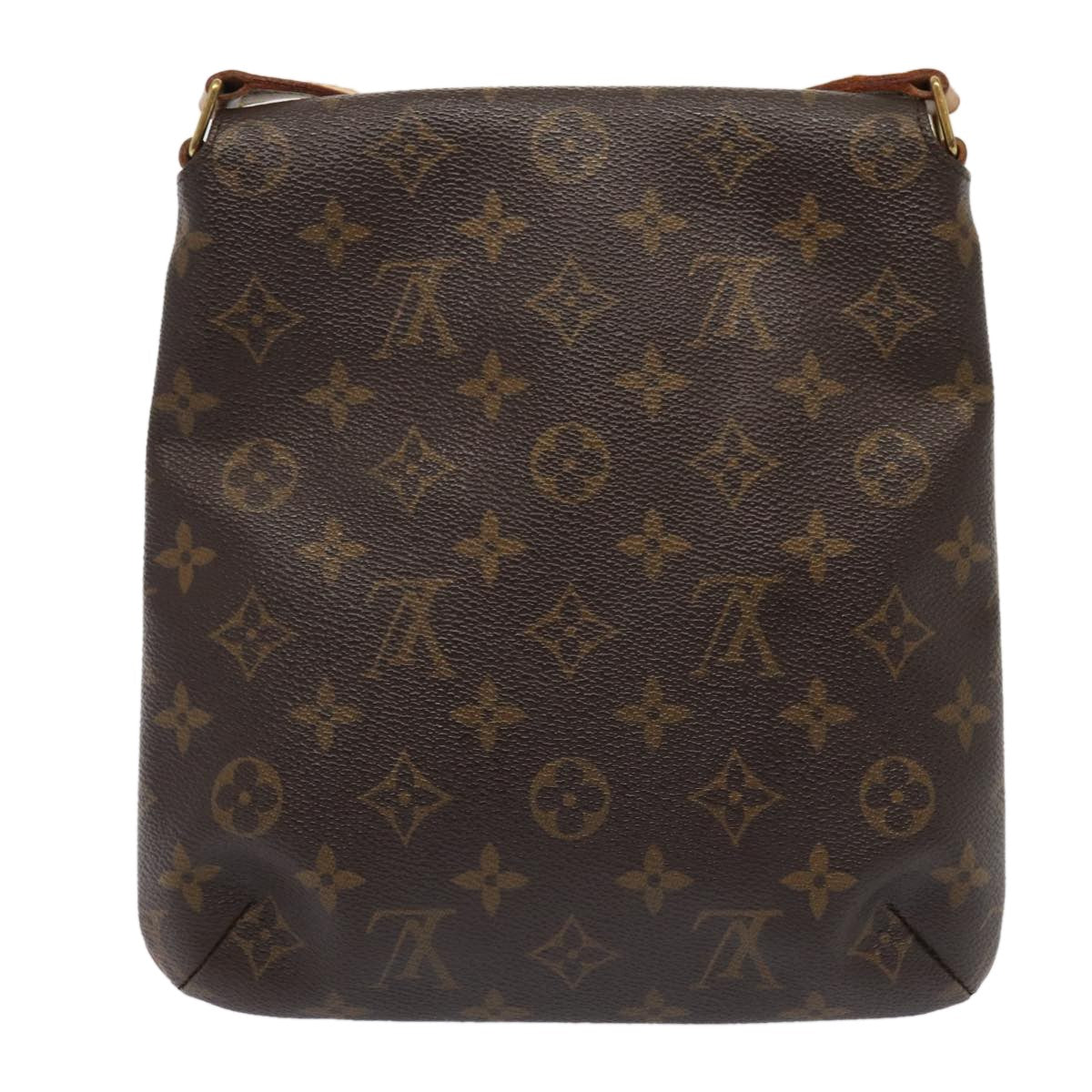 Louis Vuitton Musette Monogram Canvas Brown Canvas Shoulder Bag Bag (Pre-Owned)
