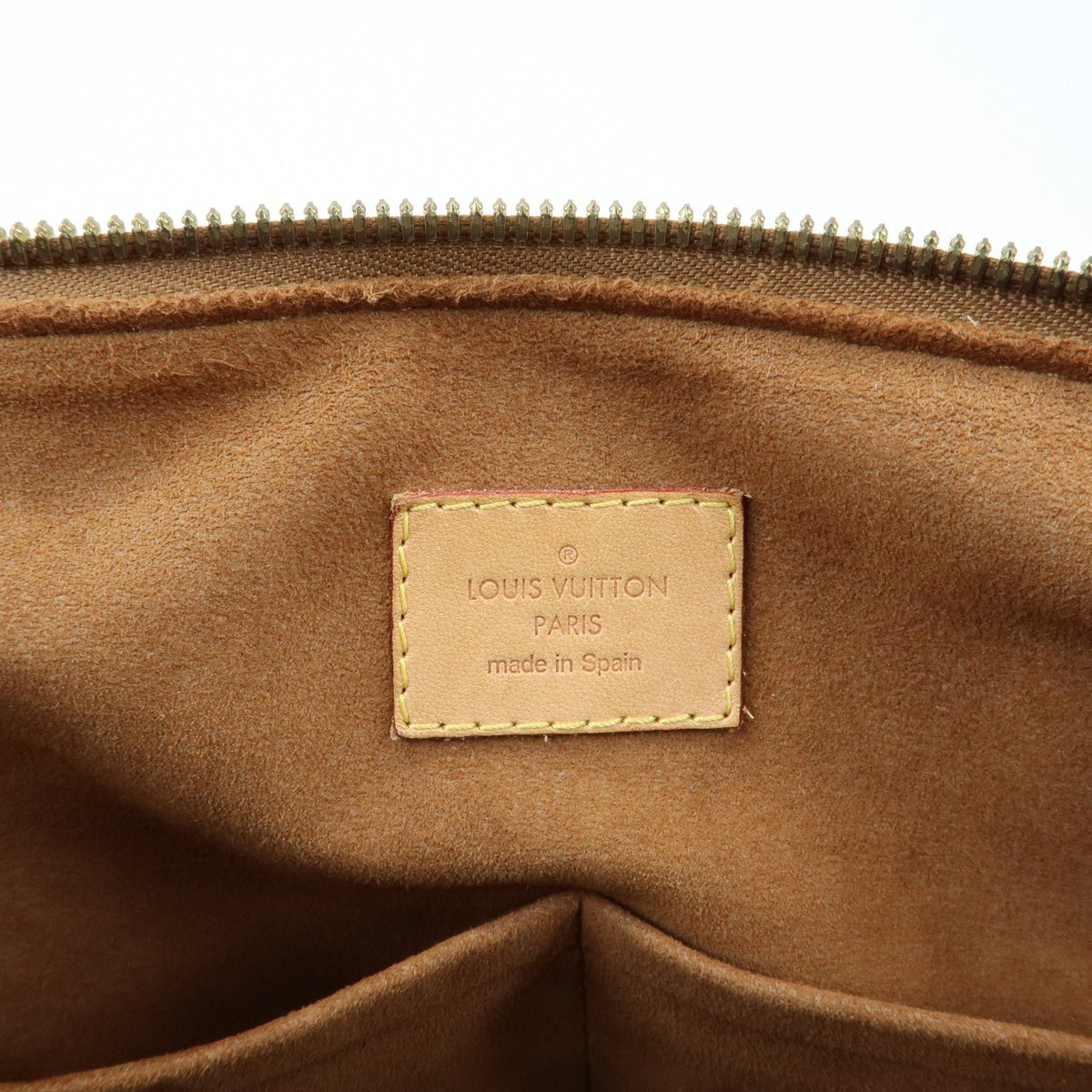 Louis Vuitton Pallas Monogram Canvas With Leather Brown Canvas Tote Bag Bag (Pre-Owned)