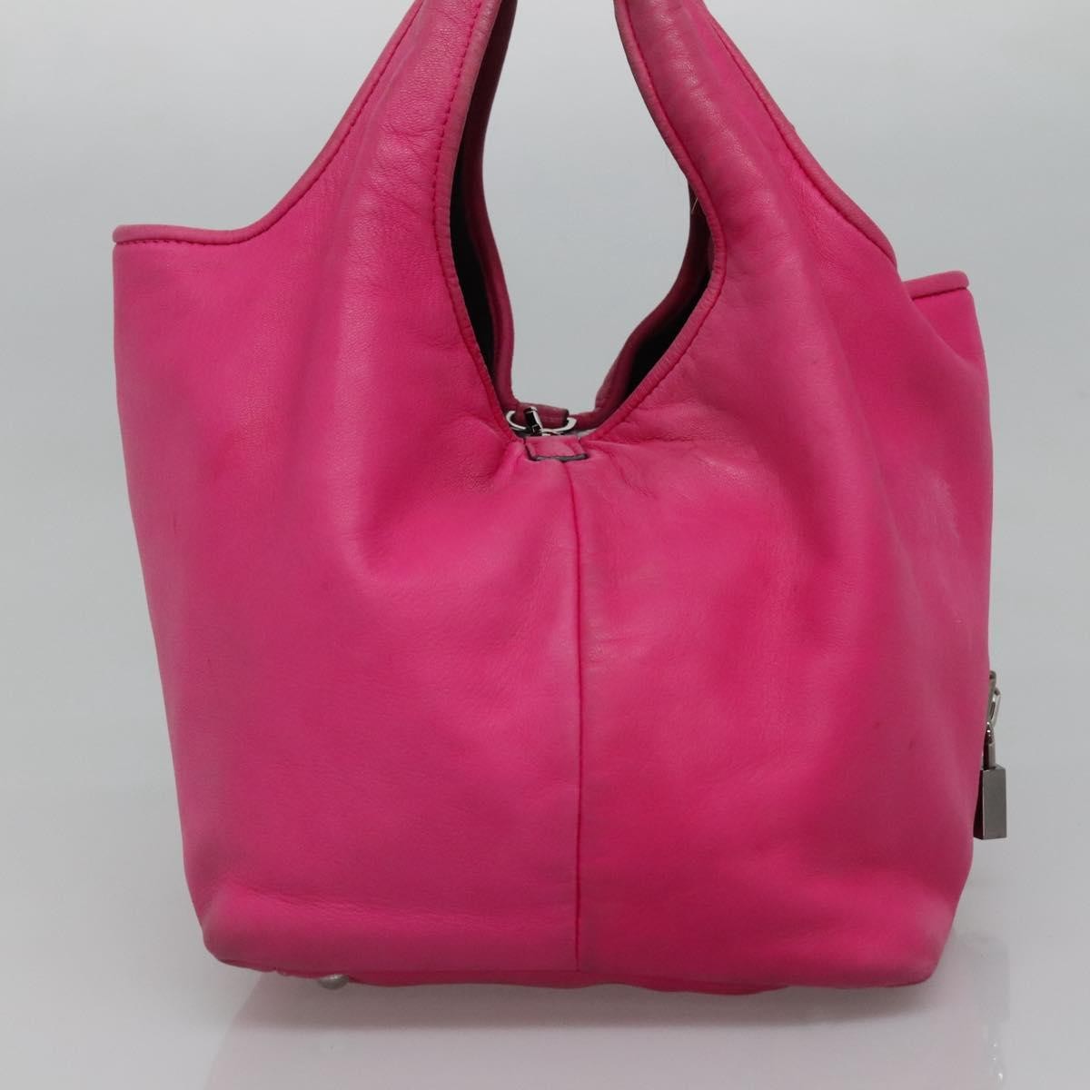 Loewe Vintage Leather Pink Leather Handbag (Pre-Owned)