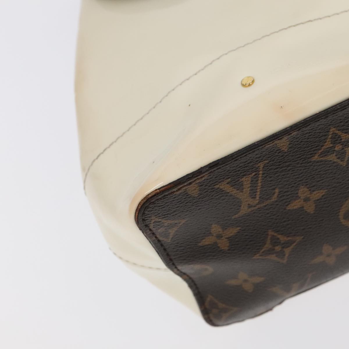 Louis Vuitton Hot Springs White Leather Backpack Bag (Pre-Owned)