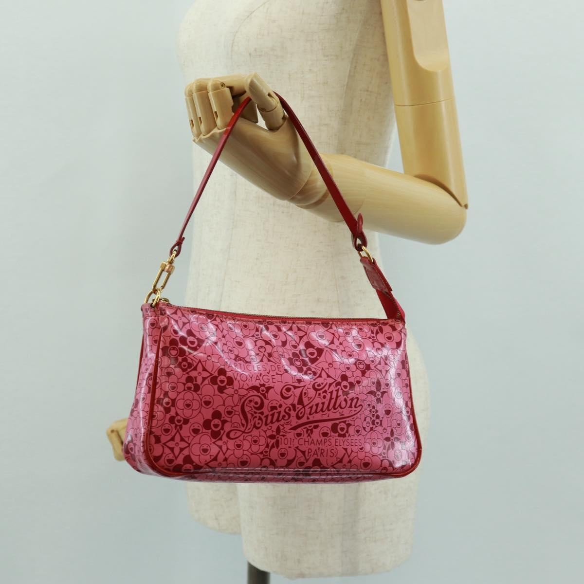 Louis Vuitton Pochette Accessoires Cosmic Blossom Pink Pvc Clutche & Pouche Bag (Pre-Owned)