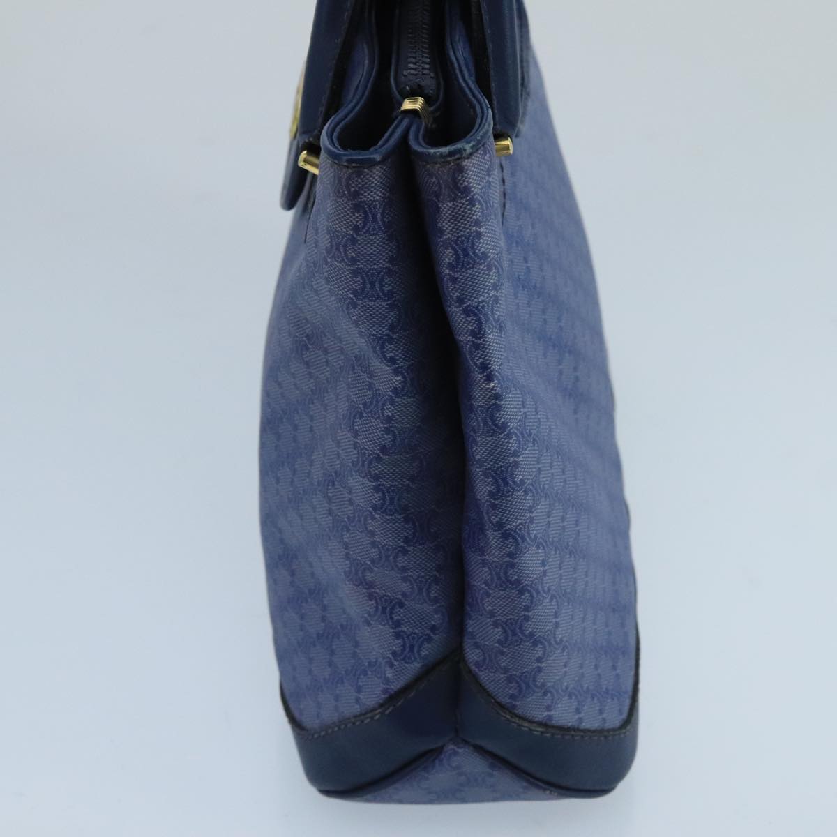 Céline Triomphe Navy Canvas Handbag (Pre-Owned)