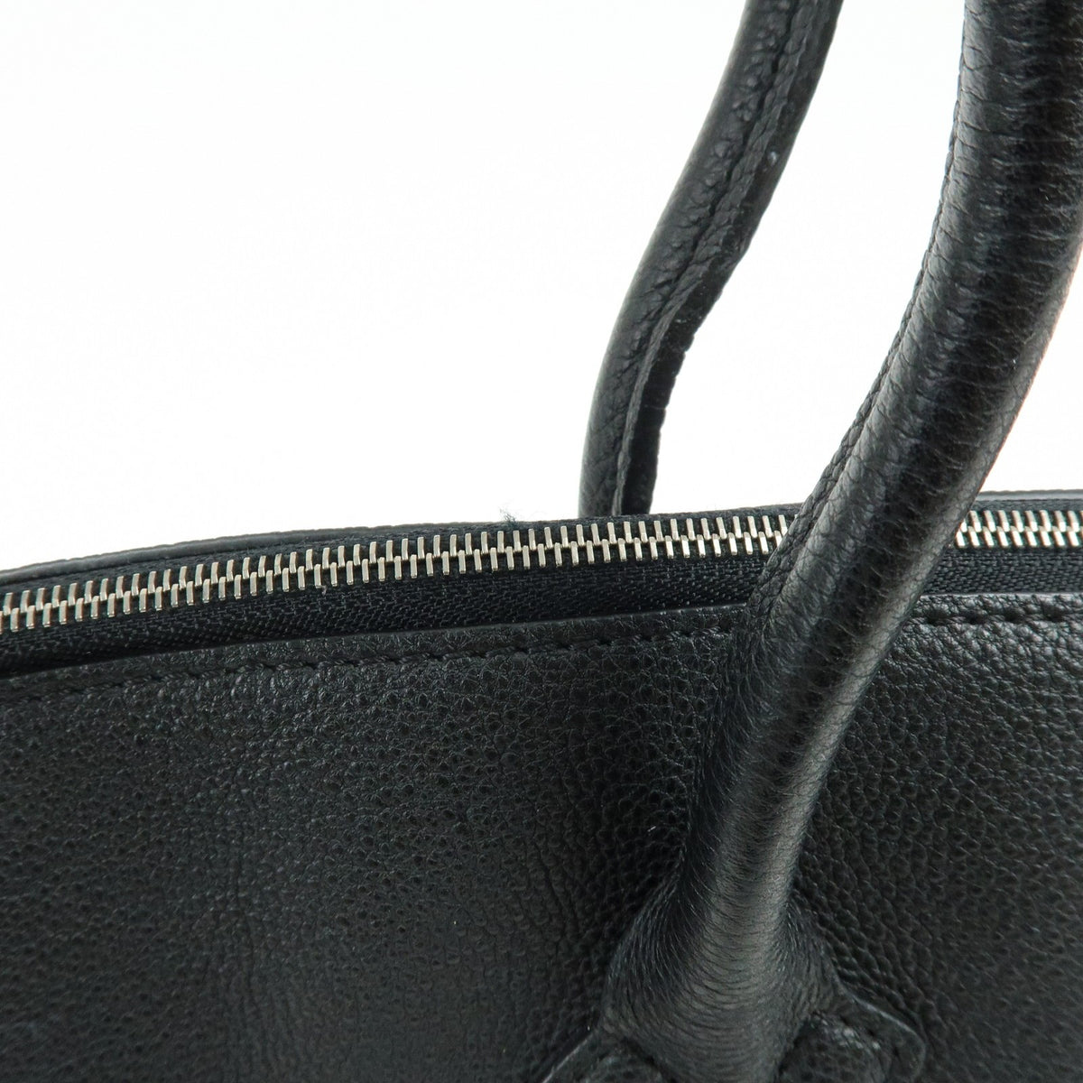 Louis Vuitton Soft Lockit Leather Black Leather Handbag (Pre-Owned)