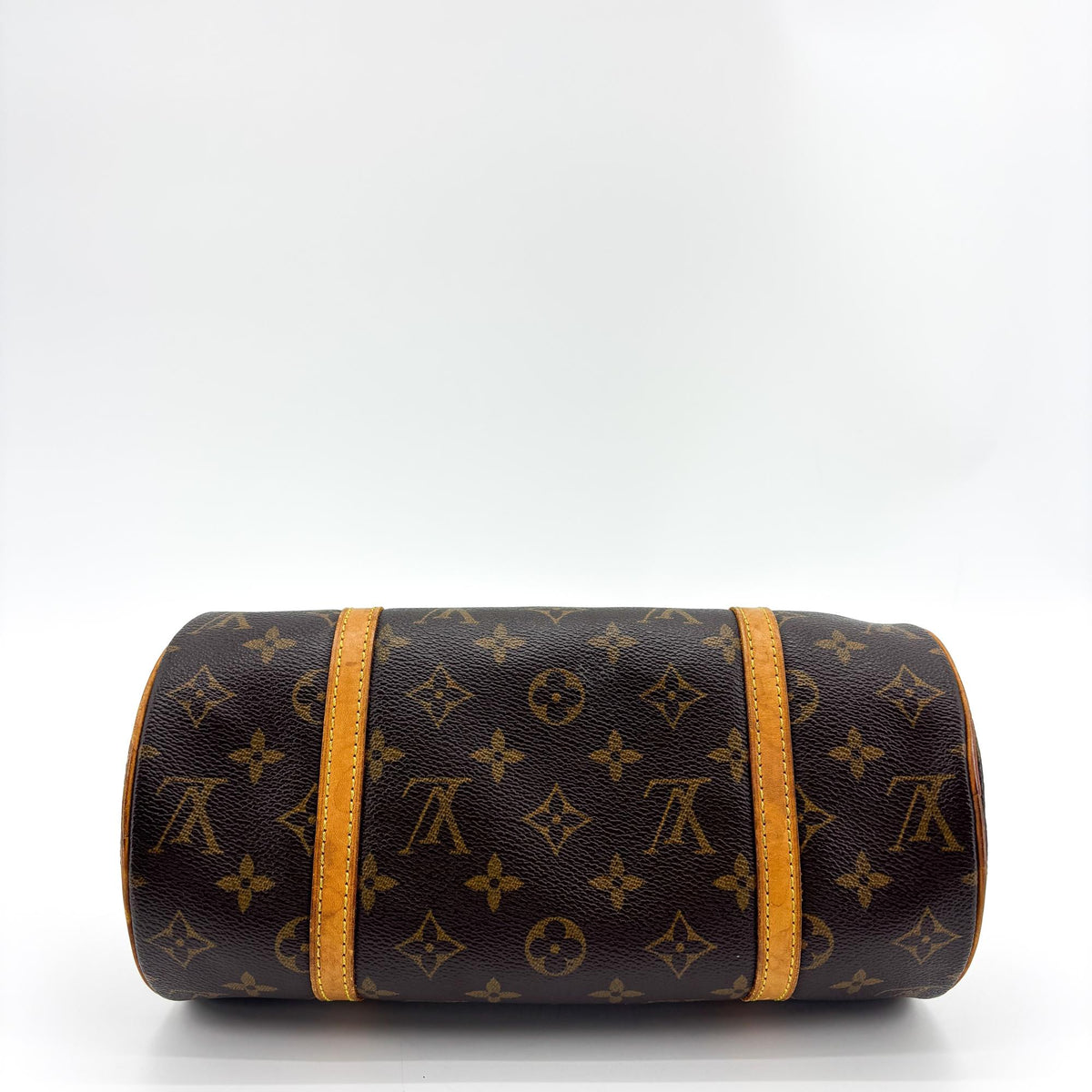 Louis Vuitton Papillon Damier Brown Canvas Handbag (Pre-Owned)