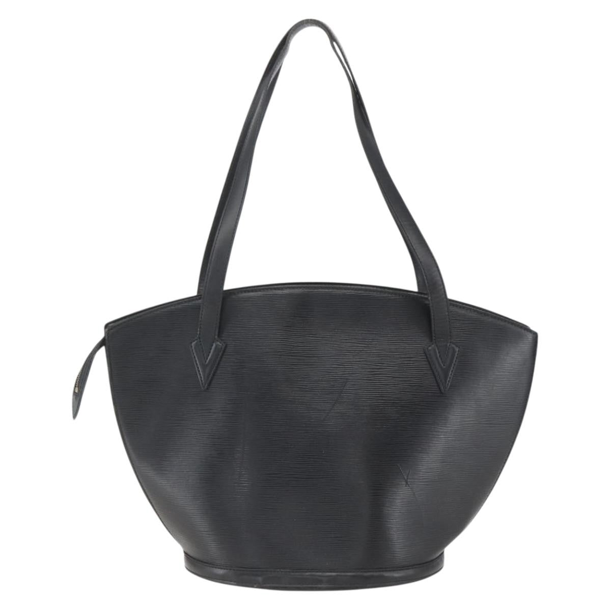 Louis Vuitton Saint Jacques Epi Leather Black Leather Handbag (Pre-Owned)