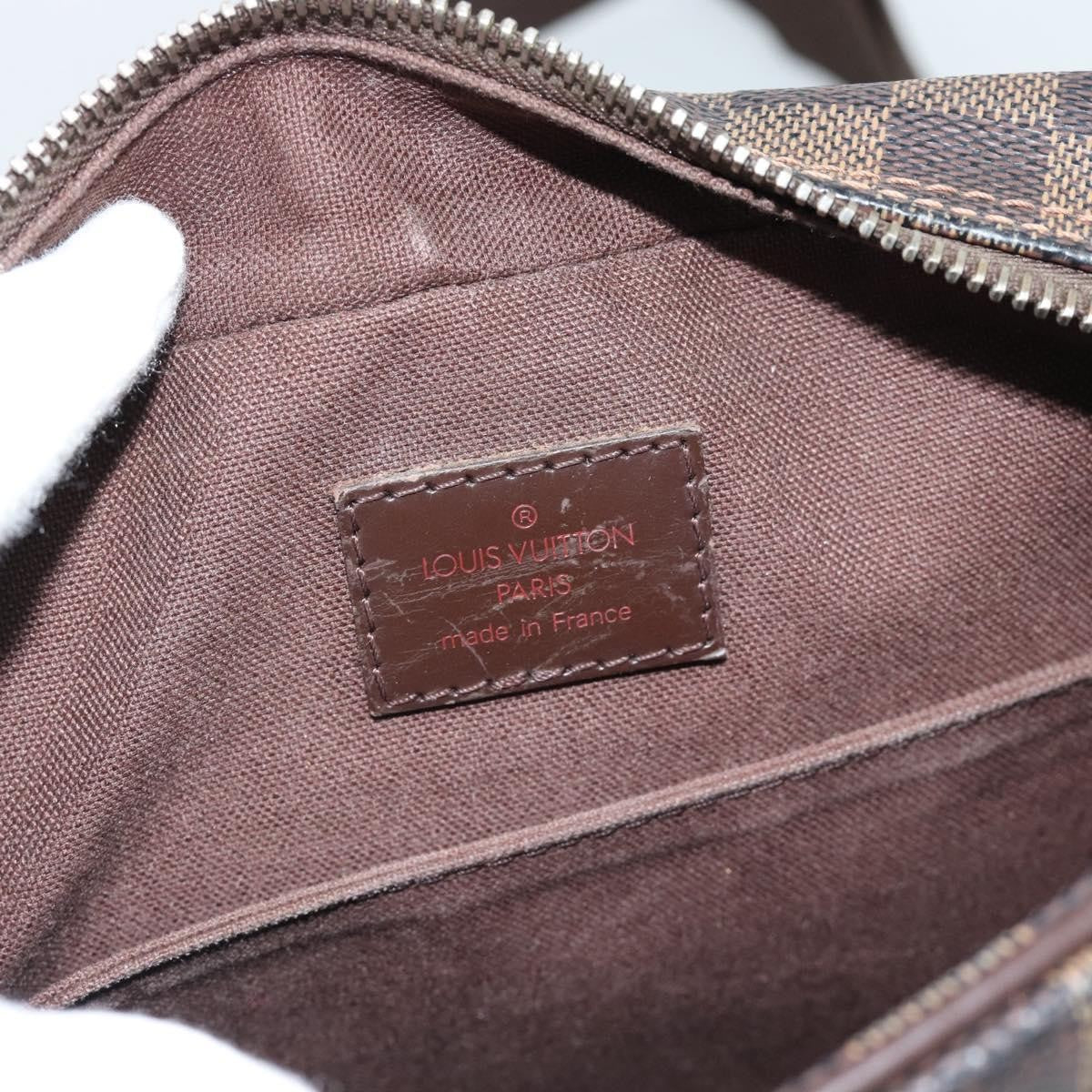 Louis Vuitton Olav Damier Ebene Brown Canvas Shoulder Bag Bag (Pre-Owned)