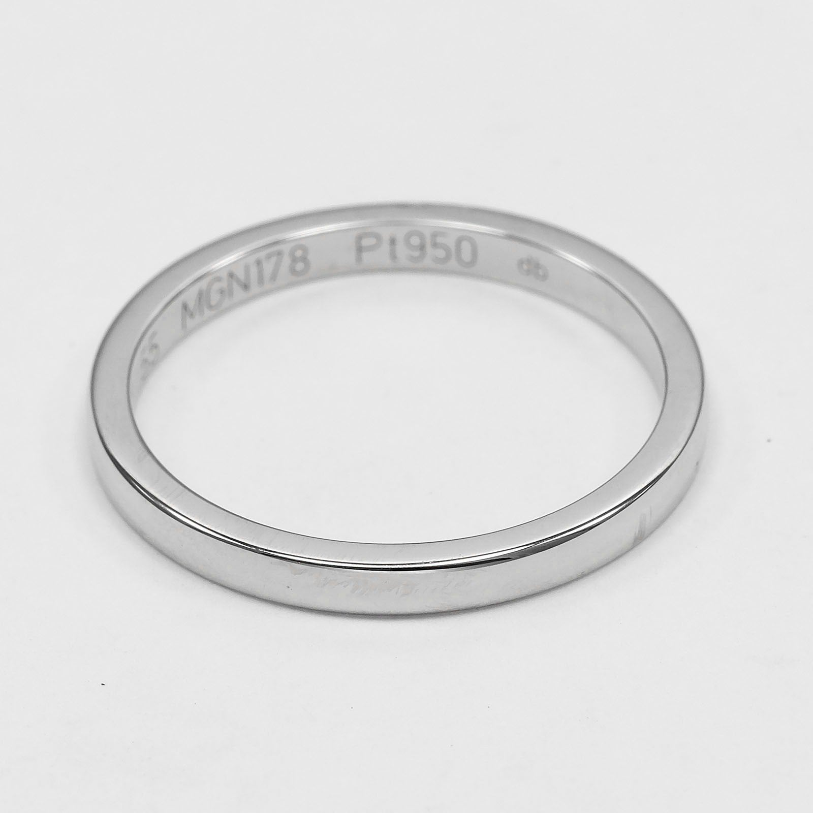 Cartier Ballerine Wedding Band 950 Platinum Silver Platinum Ring Jewelry (Pre-Owned)