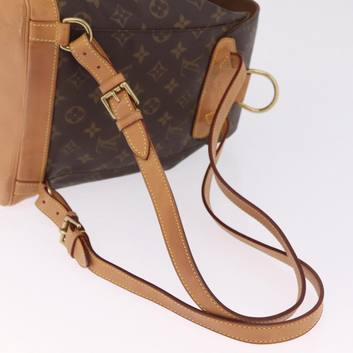 Louis Vuitton Vintage Montsouris Monogram Canvas Brown Canvas Backpack Bag (Pre-Owned)