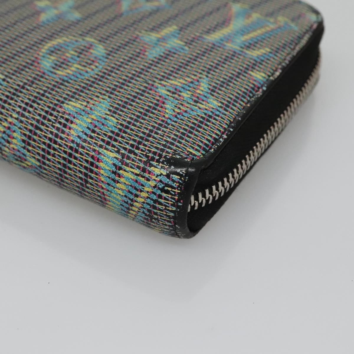 Louis Vuitton Zippy Wallet Nm Monogram Canvas Green Canvas Wallets Accessory (Pre-Owned)
