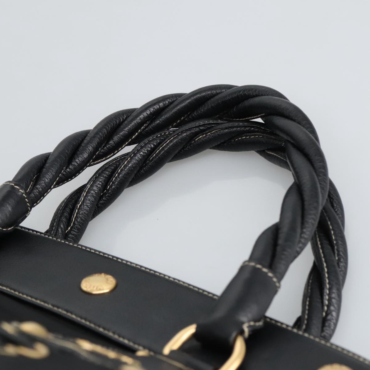 Prada Black Synthetic Handbag (Pre-Owned)