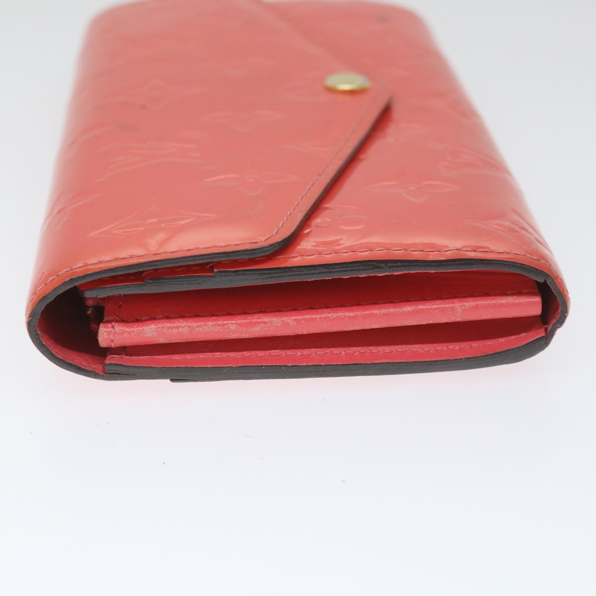 Louis Vuitton Portefeuille Sarah Pink Patent Leather Wallet  (Pre-Owned)