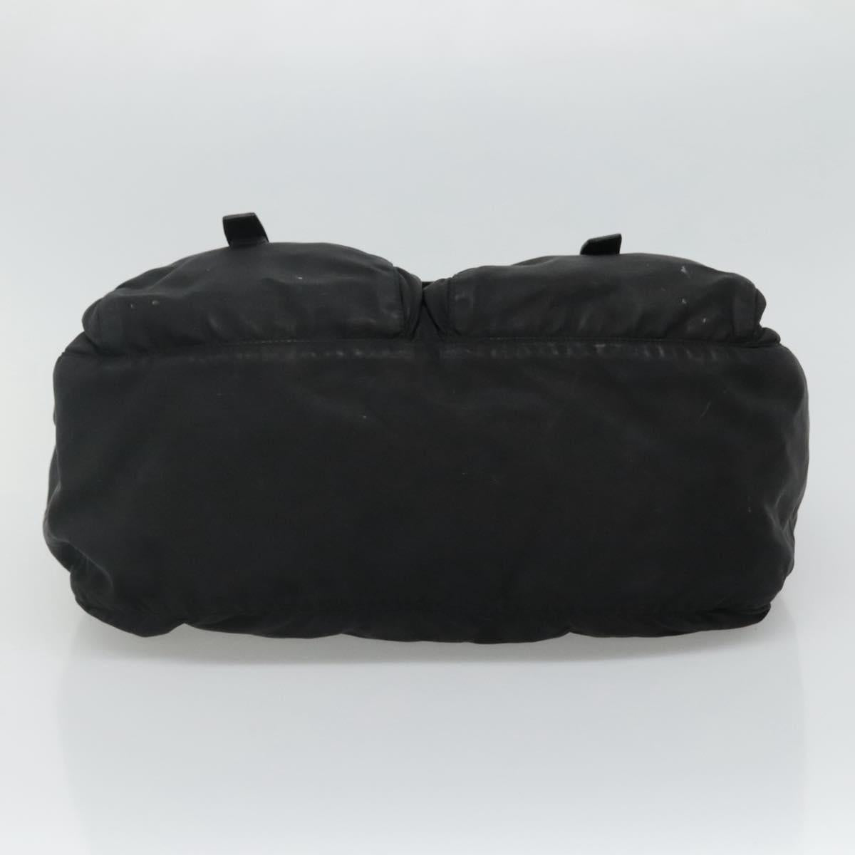 Prada Re-Nylon Black Synthetic Shoulder Bag (Pre-Owned)