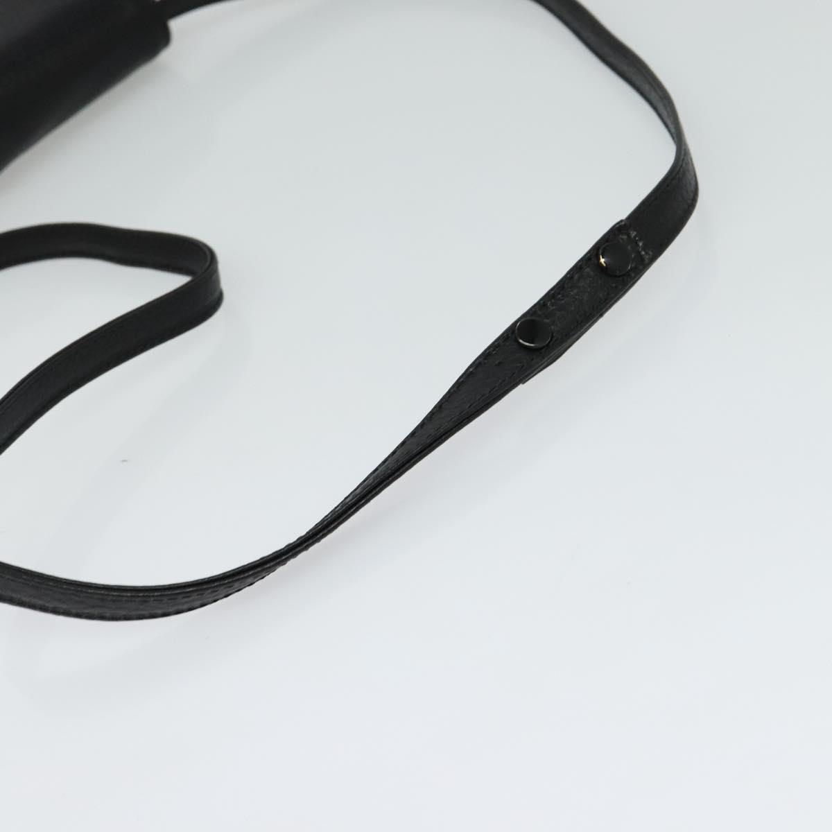 Valentino Garavani Black Leather Shoulder Bag (Pre-Owned)