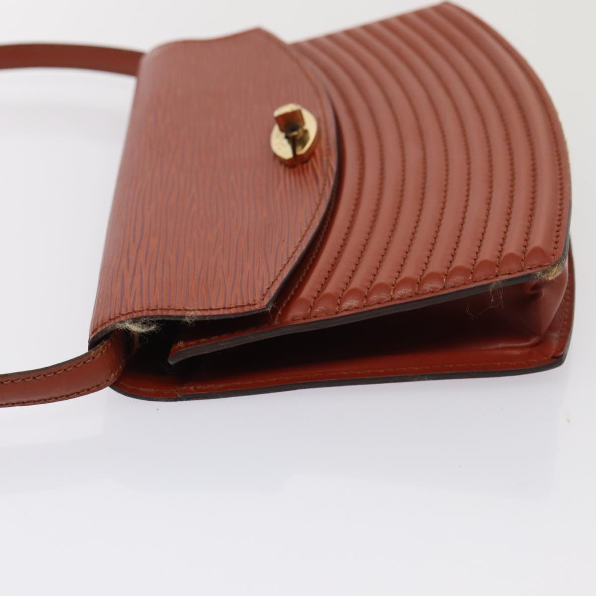 Louis Vuitton Presbourg Brown Leather Shoulder Bag (Pre-Owned)