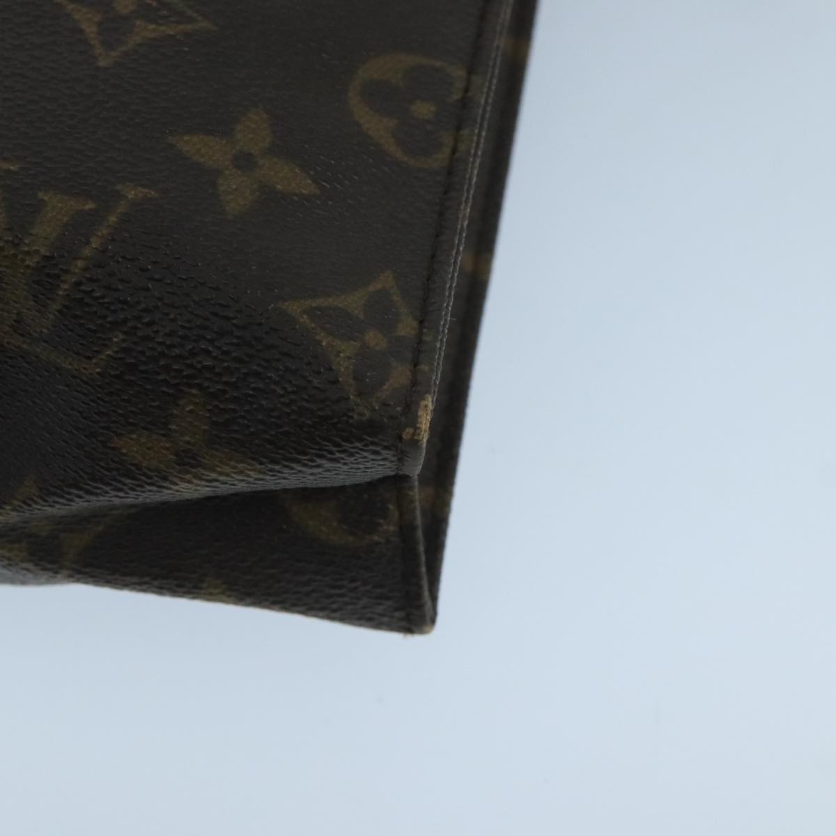 Louis Vuitton Trousse De Toilette 18 Brown Canvas Clutch Bag (Pre-Owned)