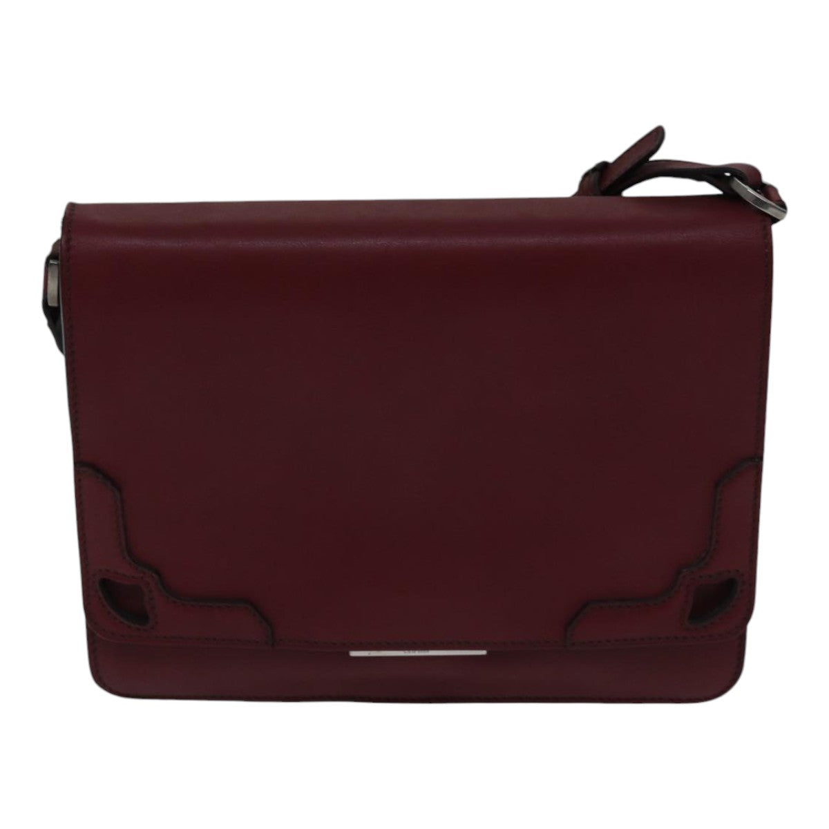 Cartier Burgundy Leather Shoulder Bag (Pre-Owned)