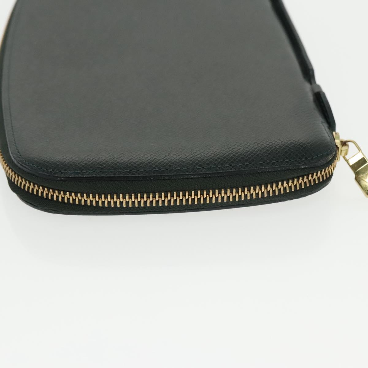 Louis Vuitton Atholl Green Leather Wallet  (Pre-Owned)