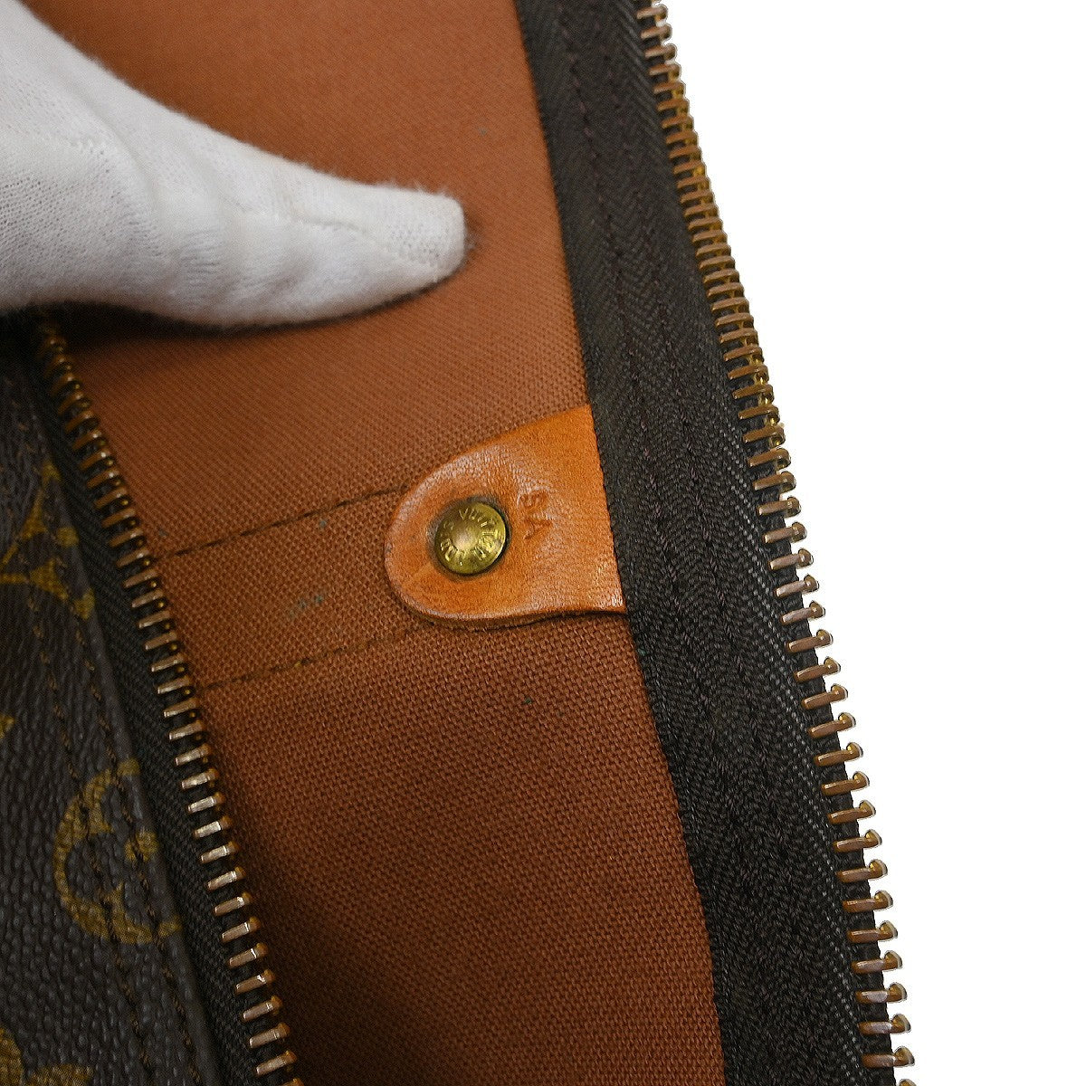 Louis Vuitton Keepall Monogram Canvas Brown Canvas Travel Bag Bag (Pre-Owned)