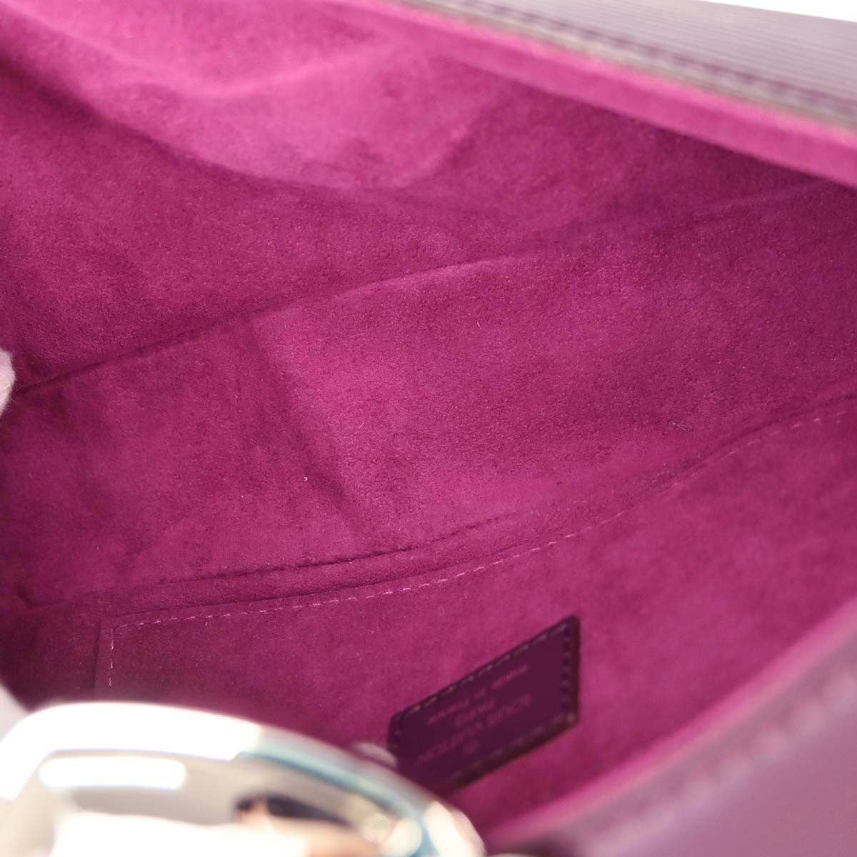 Louis Vuitton Montaigne Clutch Epi Leather Purple Leather Clutche & Pouche Bag (Pre-Owned)