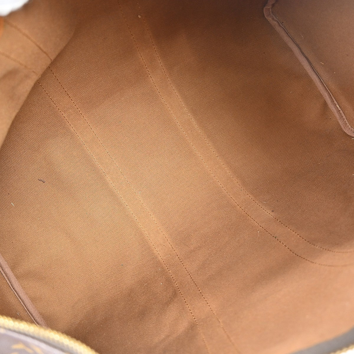 Louis Vuitton Keepall Monogram Brown Canvas Travel Bag Bag (Pre-Owned)