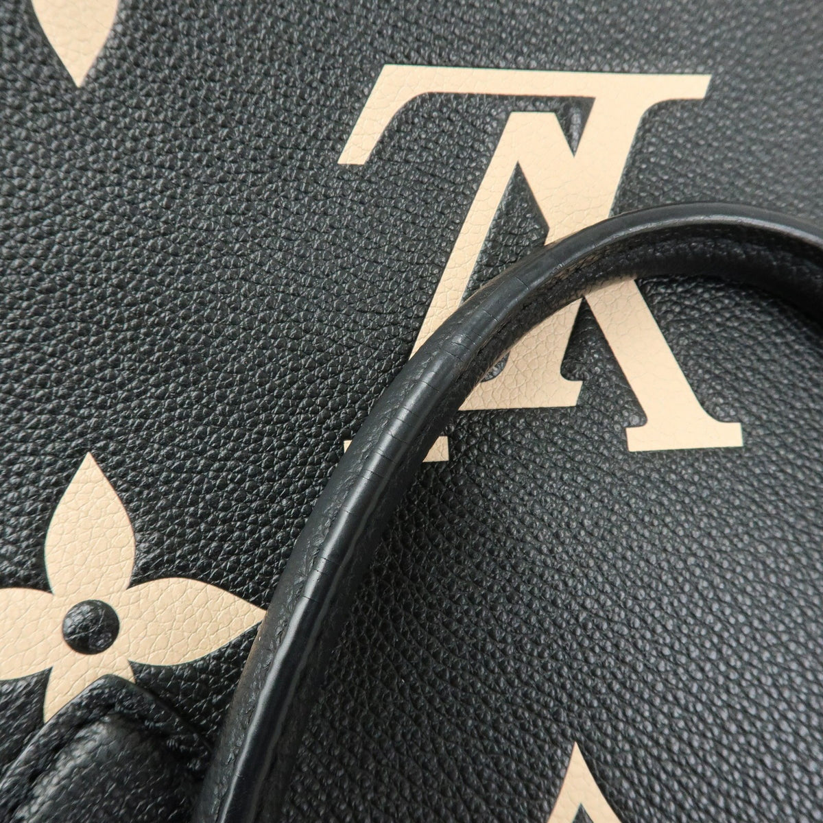 Louis Vuitton Onthego Bicolor Monogram Empreinte Giant Black Leather Tote Bag Bag (Pre-Owned)
