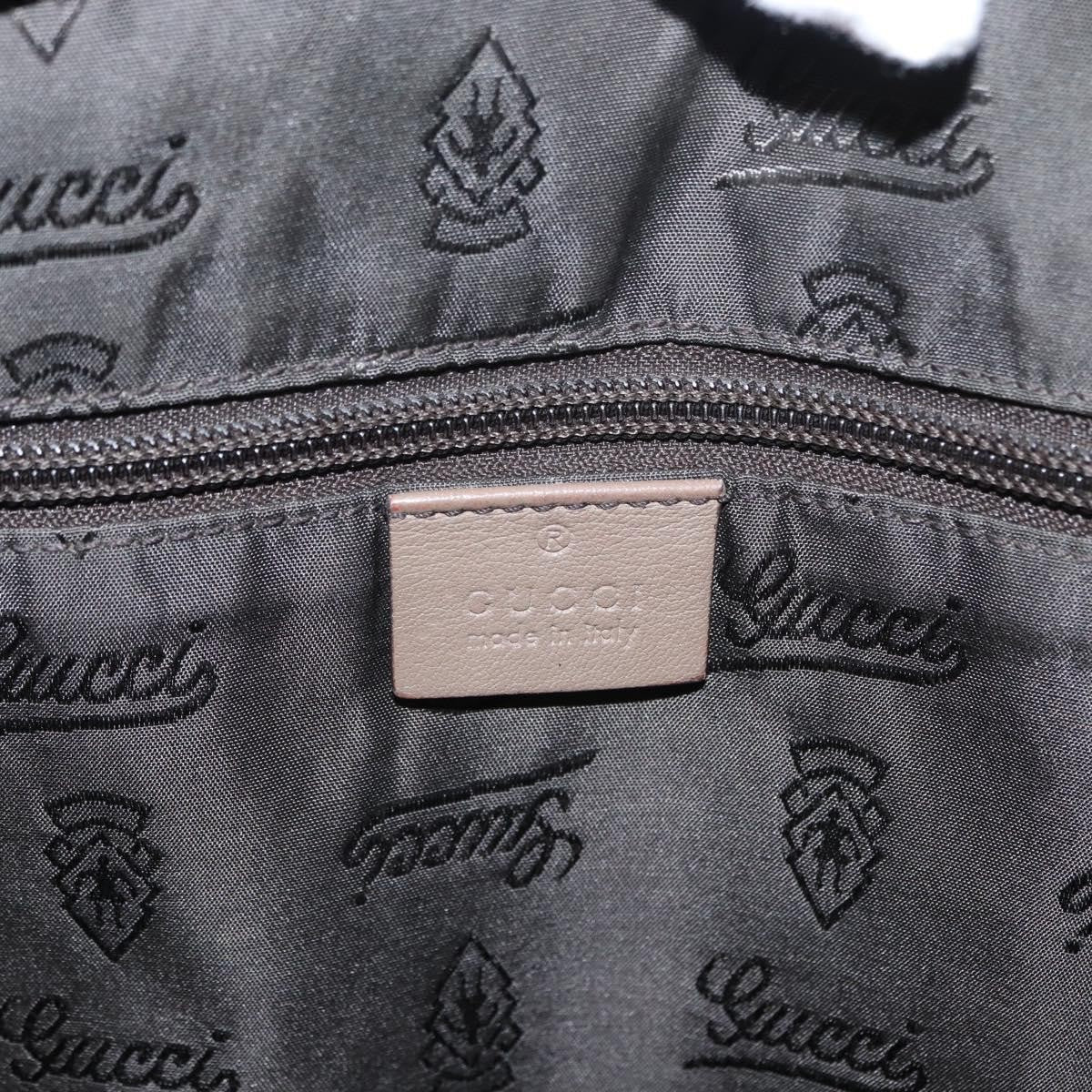 Gucci Convertible Briefcase Leather Brown Leather Briefcase Bag (Pre-Owned)