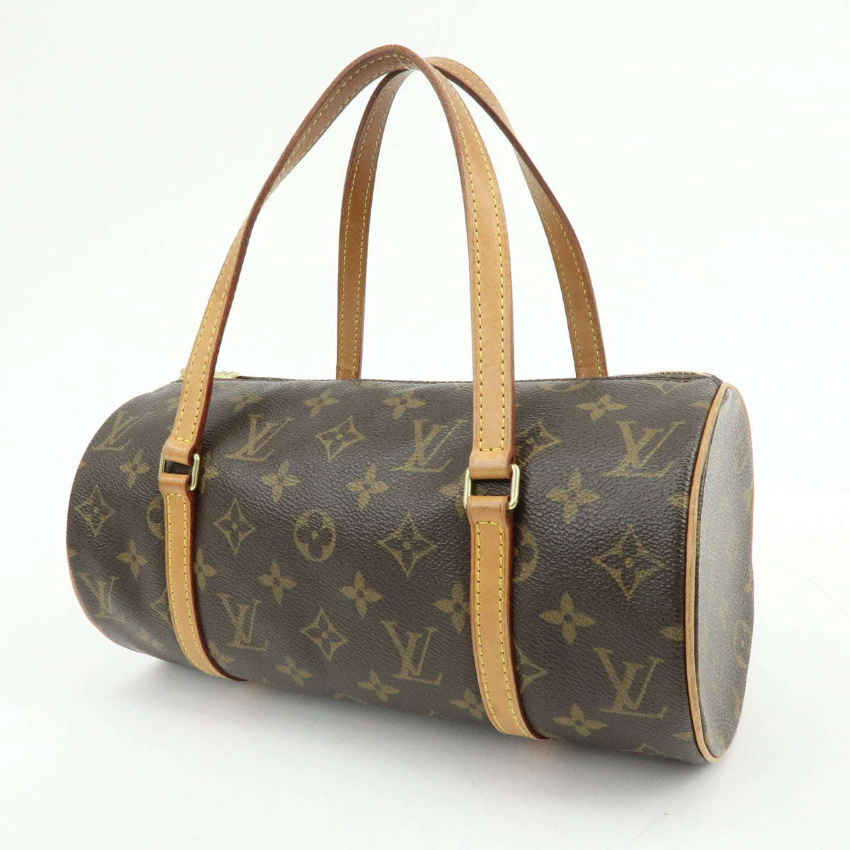 Louis Vuitton Papillon Monogram Canvas Brown Canvas Handbag (Pre-Owned)