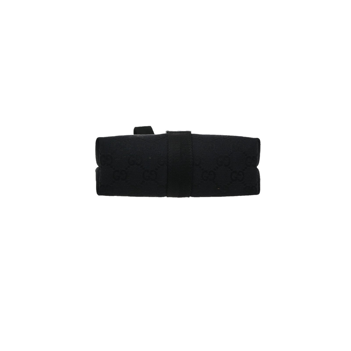 Gucci Buckle Waist Gg Canvas And Leather Black Canvas Clutche & Pouche Bag (Pre-Owned)